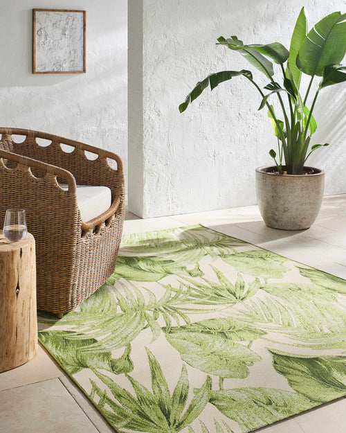 Amirah Green Outdoor Area Rug